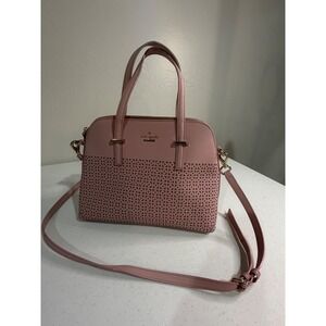 Kate Spade Laurel Way Hazy Rose Satchel Pink Bonnet WKRU4881 Crossbody Bag